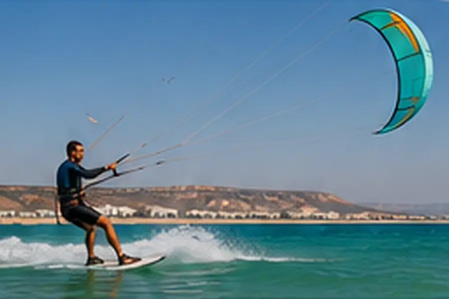 Kitesurf Agadir Essaouira viento Marruecos