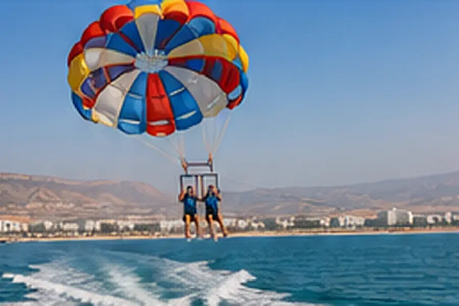 Parasailing deporte de playa Agadir